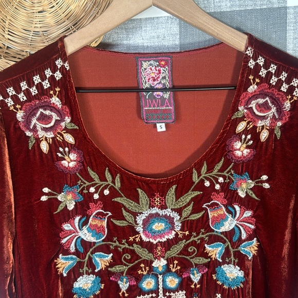 Johnny Was Embroidered Blouse Women’s - Picture 3 of 5